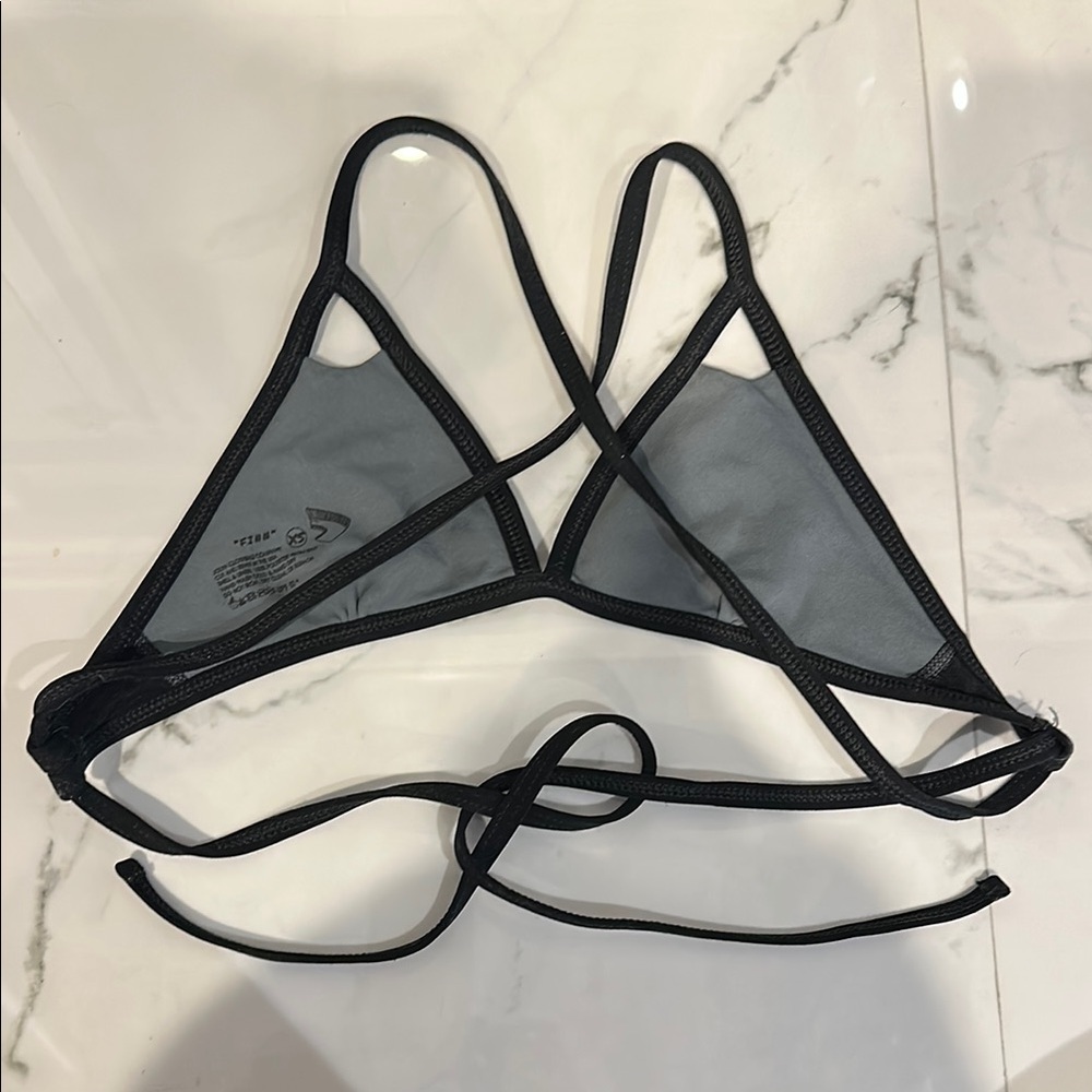Worn once! Jolyn Finn bikini top XS black - Picture 2 of 3
